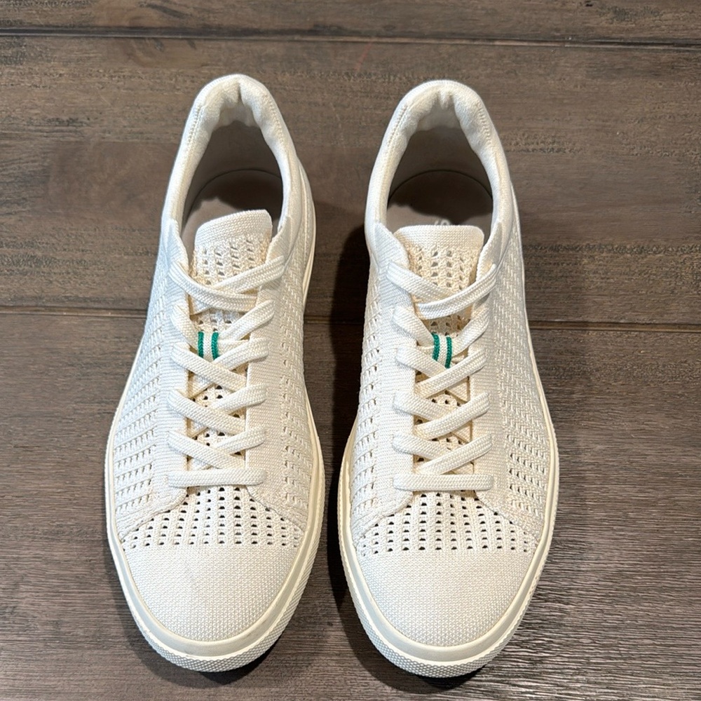Rothy's The RS02 Sneaker Courtside White Size Women's 11.5 Men’s 10 - Picture 12 of 12